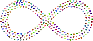 Colorful Infinity Loop PNG Image