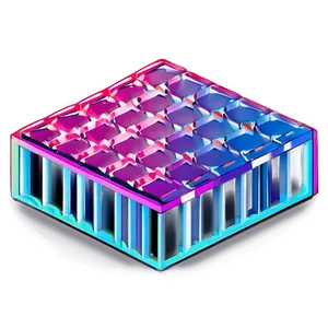 Colorful Isometric Grid Overlay Png 9 PNG Image