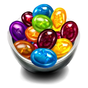 Colorful Jellybean Clipart Png 32 PNG Image