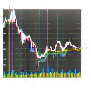 Colorful Line Chart Png Yrd PNG Image