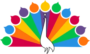 Colorful N B C Peacock Logo PNG Image