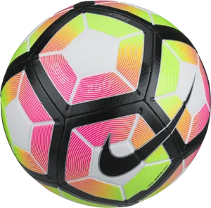 Colorful Nike Soccer Ball PNG Image