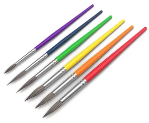 Colorful Paintbrush Set PNG Image