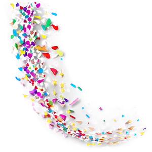 Colorful Party Confetti Png Gka PNG Image