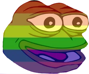 Colorful_ Pepe_ Twitch_ Emoji.png PNG Image