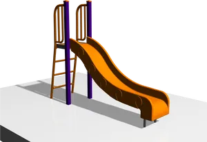 Colorful Playground Slide3 D Rendering PNG Image