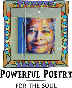 Colorful Poetry Exhibition Poster PNG