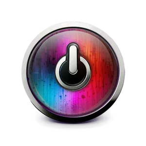 Colorful Power Button Png Fno24 PNG Image