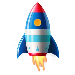 Colorful Rocket Clipart Png 86 PNG Image