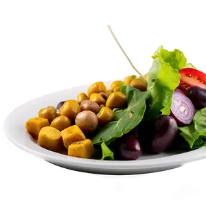 Colorful Salad Plate Png Plj PNG Image