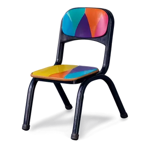 Colorful School Chair Png 06212024 PNG Image