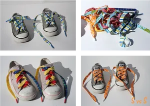 Colorful Shoelacesin Sneakers PNG Image