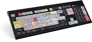 Colorful Shortcut Keyboard PNG Image