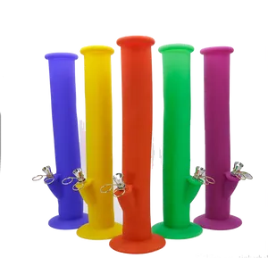 Colorful Silicone Bongs Collection PNG Image