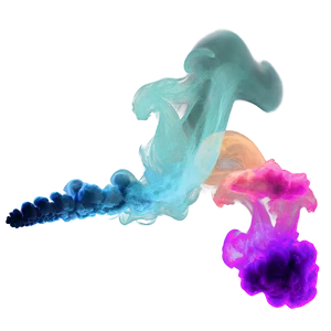 Colorful Smoke Trail Png Wmx36 PNG Image