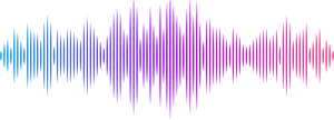 Colorful Soundwave Visualization PNG Image