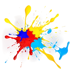 Colorful Splat Png Csn PNG Image