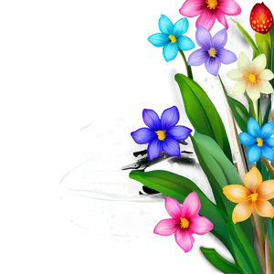 Colorful Spring Blooms Png 10 PNG Image