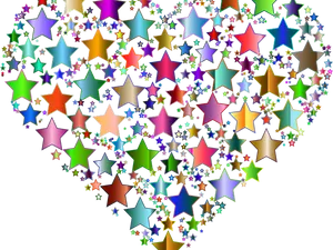 Colorful Star Explosion PNG Image