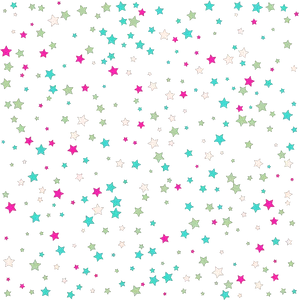 Colorful Stars Pattern Background PNG Image