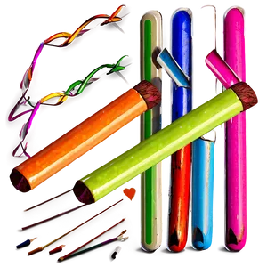 Colorful Sticks Png 29 PNG Image