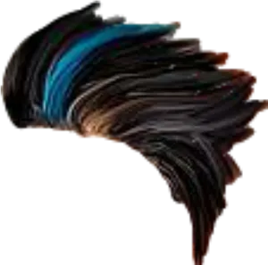 Colorful_ Streaked_ Hairstyle PNG Image