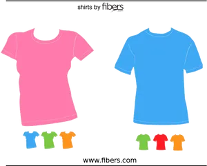 Colorful T Shirt Templates Graphic PNG Image