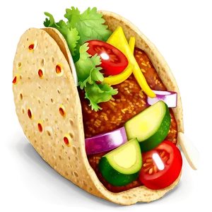 Colorful Taco Clipart Png 06262024 PNG Image