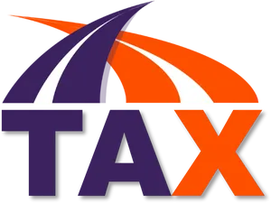 Colorful_ Tax_ Logo PNG Image