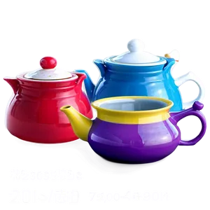 Colorful Teapot Png 56 PNG Image