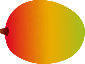 Colorful Vector Mango PNG Image