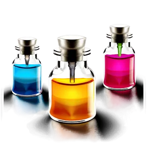 Colorful Vial Png Ivw PNG Image