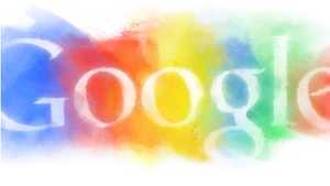 Colorful Watercolor Google Logo PNG Image