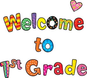 Colorful Welcometo1st Grade PNG Image