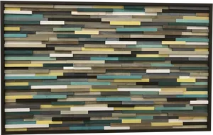 Colorful Wooden Planks Wall Texture PNG Image