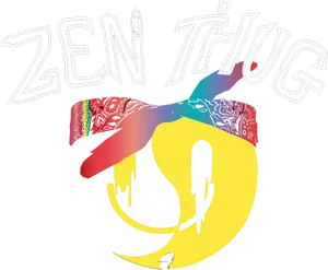 Colorful Zen Tug Logo PNG Image