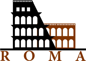 Colosseum Rome Graphic Representation PNG Image