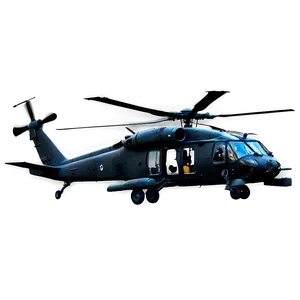 Combat Black Hawk Helicopter Png 06252024 PNG Image