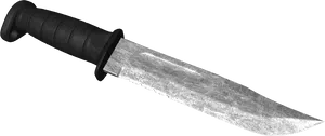 Combat Knife Isolated PNG Image