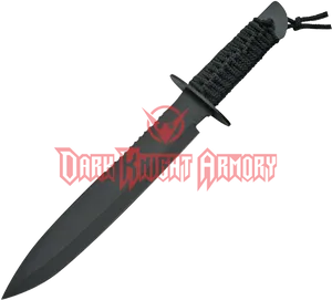 Combat Knifewith Logo Watermark PNG Image