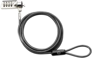 Combination Lock Security Cable PNG Image