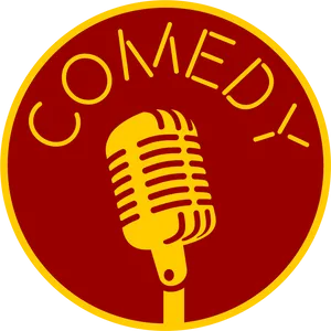 Comedy Microphone Icon PNG Image