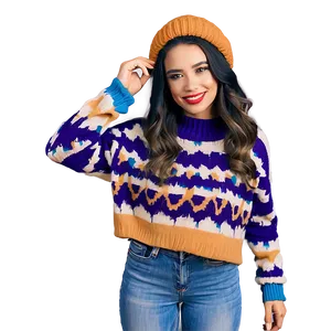 Comfy Knitwear Collection Png Kil56 PNG Image