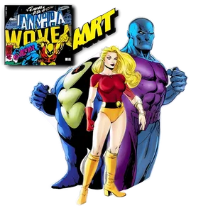 Comic Book Characters Png Cai PNG Image