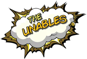 Comic Explosion The Unables Logo PNG Image