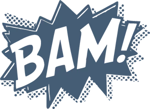 Comic Style B A M Exclamation.png PNG Image