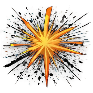 Comic Style Explosion Png 06212024 PNG Image