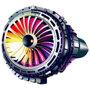 Commercial Jet Engine Graphic Png 62 PNG Image