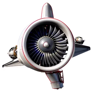 Commercial Jet Engine Graphic Png Qgn55 PNG Image