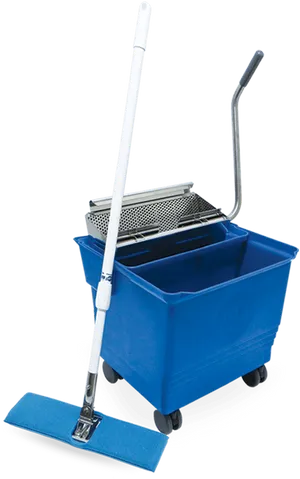 Commercial Mopand Bucket System PNG Image